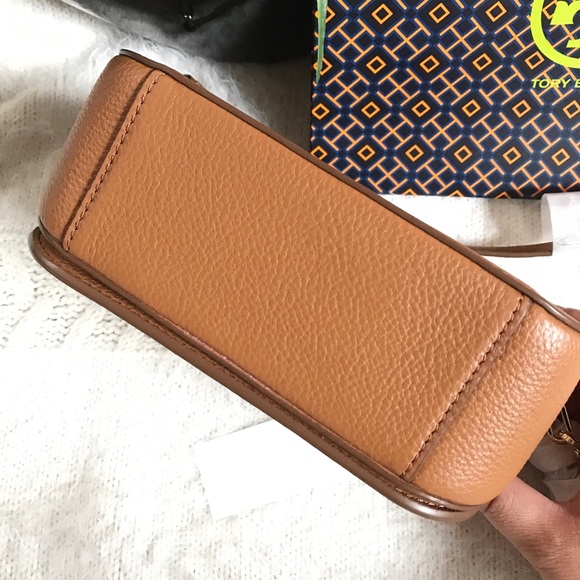 $350 TB Whipstitch Logo Leather Mini Crossbody Bag - Picture 4 of 7